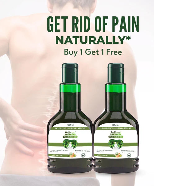 Buy 1 Get 1 Free😍 Adivasi Ayurved Pain Relief Oil🌿  ⭐️⭐️⭐️⭐️⭐️ (14,34,758+ (1.4 Million )Positive Reviews